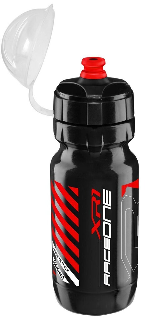 Jalgrattapudel RaceOne XR1, 600 ml, must/punane цена и информация | Jalgratta joogipudelid ja ratta pudelihoidjad | hansapost.ee