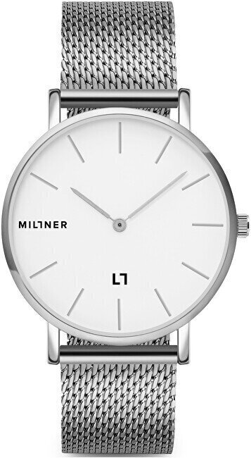 Naiste käekell Millner Mayfair Silver 39 mm hind ja info | Käekellad naistele | hansapost.ee