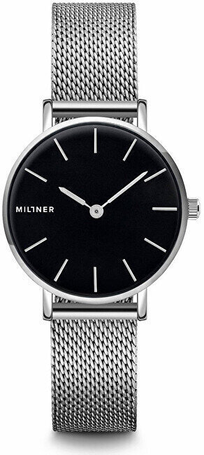 Naiste käekell Millner Mini Silver Black hind ja info | Käekellad naistele | hansapost.ee