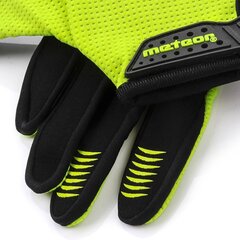 Перчатки велосипедиста Meteor FX20, черный/желтый цена и информация | Велоперчатки | hansapost.ee