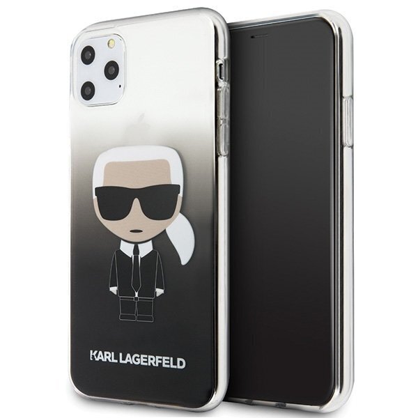 Telefoniümbris Karl Lagerfeld KLHCN65TRDFKBK iPhone 11 Pro Max black Gradient Ikonik Karl цена и информация | Telefonide kaitsekaaned ja -ümbrised | hansapost.ee