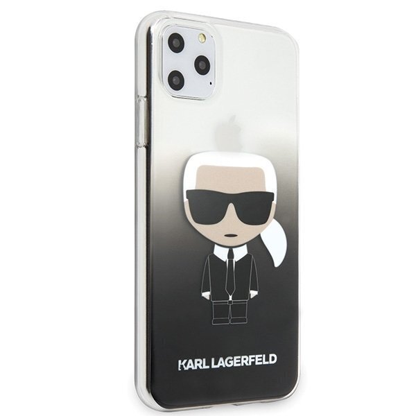 Telefoniümbris Karl Lagerfeld KLHCN65TRDFKBK iPhone 11 Pro Max black Gradient Ikonik Karl цена и информация | Telefonide kaitsekaaned ja -ümbrised | hansapost.ee