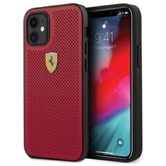 Ferrari On Tarck - Perforated, для Apple iPhone 12 Mini, красный цена и информация | Ferrari Мобильные телефоны, Фото и Видео | hansapost.ee