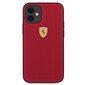 Telefoniümbris Ferrari On Tarck - Perforated, telefonile Apple iPhone 12 Mini, punane hind ja info | Telefonide kaitsekaaned ja -ümbrised | hansapost.ee