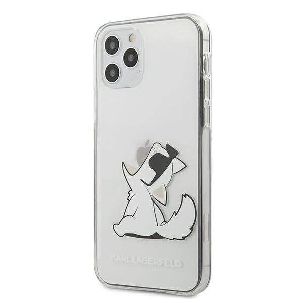 Ümbris Karl Lagerfeld KLHCP12MCFNRC transparent hardcase Choupette Fun, telefonile iPhone 12 /12 Pro 6,1" hind ja info | Telefonide kaitsekaaned ja -ümbrised | hansapost.ee