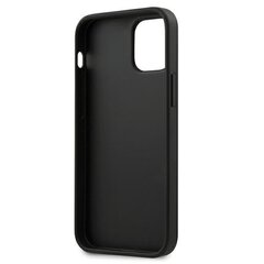 GUHCP12SPUVQTMLBK Guess V Quilted Cover for iPhone 12 mini 5.4 Black hind ja info | Telefonide kaitsekaaned ja -ümbrised | hansapost.ee