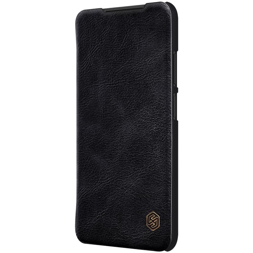 Nillkin Qin original leather case cover, sobib Xiaomi Redmi Note 10 / Redmi Note 10S, must hind ja info | Telefonide kaitsekaaned ja -ümbrised | hansapost.ee