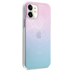 Apple iPhone 12 Mini ümbris Guess 3D Raised Gradient Blue hind ja info | Telefonide kaitsekaaned ja -ümbrised | hansapost.ee