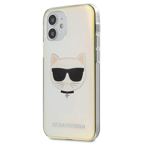 Karl Lagerfeld KLHCP12SCIR, telefonile iPhone 12 mini 5,4, läbipaistev цена и информация | Telefonide kaitsekaaned ja -ümbrised | hansapost.ee