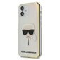 Karl Lagerfeld KLHCP12SPCKHML iPhone 12 mini 5.4 jaoks, läbipaistev цена и информация | Telefonide kaitsekaaned ja -ümbrised | hansapost.ee