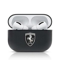 Кожаный чехол Ferrari Off Track FEOAPLEBK для Airpods Pro Black цена и информация | Наушники | hansapost.ee