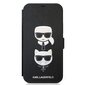 Karl Lagerfeld KLFLBKP12LSAKICKCBK, sobib iPhone 12 Pro Max 6,7, must цена и информация | Telefonide kaitsekaaned ja -ümbrised | hansapost.ee