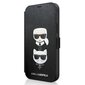 Karl Lagerfeld KLFLBKP12LSAKICKCBK, sobib iPhone 12 Pro Max 6,7, must цена и информация | Telefonide kaitsekaaned ja -ümbrised | hansapost.ee