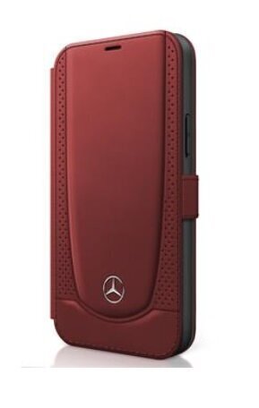 Mercedes kaaned, iPhone 12/12 Pro 6,1 MEFLBKP12MARMRE цена и информация | Telefonide kaitsekaaned ja -ümbrised | hansapost.ee