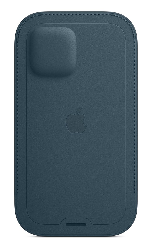 Apple iPhone 12 mini Leather Sleeve with MagSafe, Baltic Blue цена и информация | Telefonide kaitsekaaned ja -ümbrised | hansapost.ee