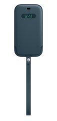 Apple iPhone 12 mini Leather Sleeve with MagSafe, Baltic Blue hind ja info | Telefonide kaitsekaaned ja -ümbrised | hansapost.ee