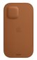 Apple iPhone 12/12 Pro Leather Sleeve with MagSafe, Saddle Brown hind ja info | Telefonide kaitsekaaned ja -ümbrised | hansapost.ee