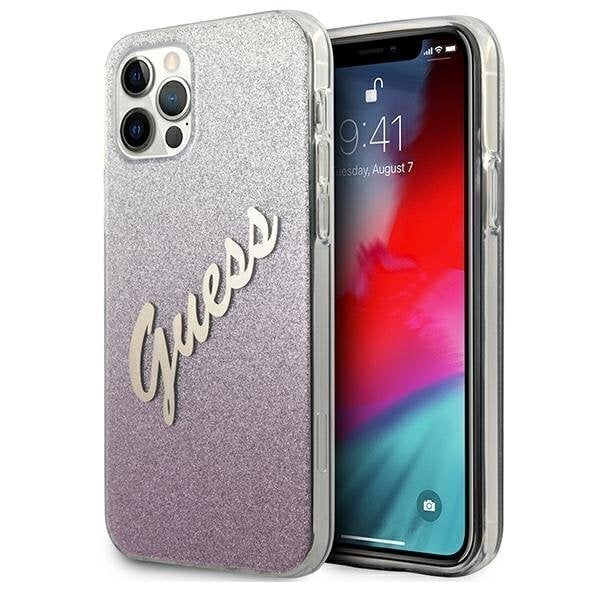 Telefoniümbris Guess GUHCP12LPCUGLSPI telefonile iPhone 12 Pro Max 6,7" цена и информация | Telefonide kaitsekaaned ja -ümbrised | hansapost.ee