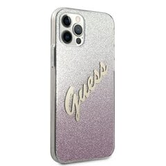 Чехол Guess для iPhone 12/12 Pro 6.1", розовый цена и информация | Чехлы для телефонов | hansapost.ee