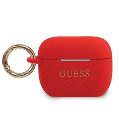 GUACAPSILGLRE Guess Silicone Case for Airpods Pro Red hind ja info | Kõrvaklapid | hansapost.ee