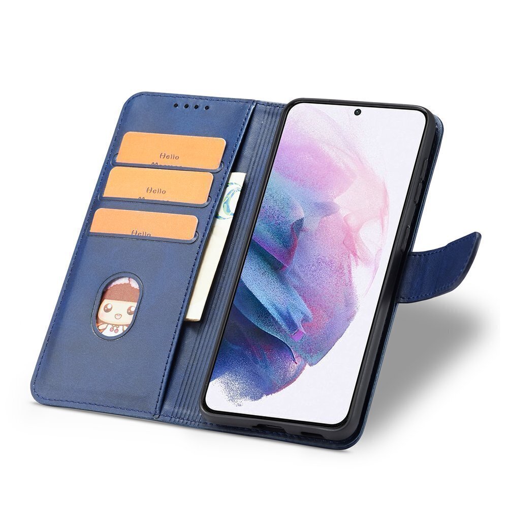 Telefoniümbris Magnet elegant Samsung Galaxy S21 5G, sinine hind ja info | Telefonide kaitsekaaned ja -ümbrised | hansapost.ee