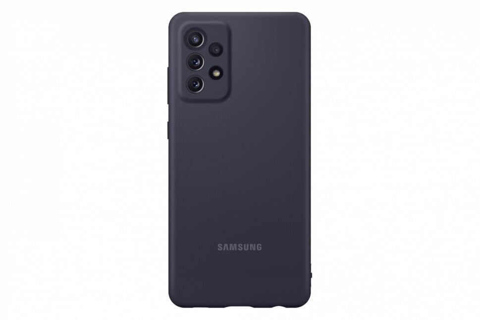 Samsung Silikoonkate A725 Galaxy A72 must EF-PA725TBEGWW hind ja info | Telefonide kaitsekaaned ja -ümbrised | hansapost.ee