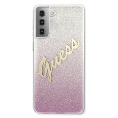 Чехол Guess для Samsung S21 Plus, Glitter Vintage Logo цена и информация | Чехлы для телефонов | hansapost.ee