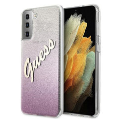 Ümbris Guess telefonile Samsung S21 Plus, Glitter Vintage Logo hind ja info | Telefonide kaitsekaaned ja -ümbrised | hansapost.ee