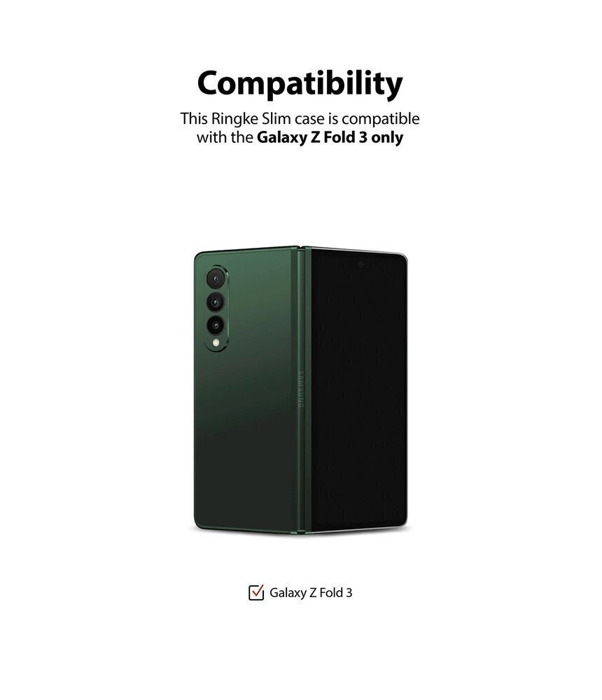 Ringke telefoniümbris sobib Samsung Galaxy Z Fold3 5G, must hind ja info | Telefonide kaitsekaaned ja -ümbrised | hansapost.ee