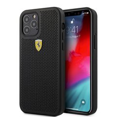 FESPEHCP12MBK Ferrari On Track Perforated Cover for iPhone 12/12 Pro 6.1 Black цена и информация | Ferrari Телефоны и аксессуары | hansapost.ee