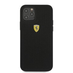 FESPEHCP12MBK Ferrari On Track Perforated Cover for iPhone 12/12 Pro 6.1 Black цена и информация | Ferrari Телефоны и аксессуары | hansapost.ee