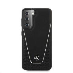 MEHCS21MCLSSI Mercedes Dynamic Leather Cover for Samsung Galaxy S21+ Black hind ja info | Mercedes Mobiiltelefonid ja lisatarvikud | hansapost.ee