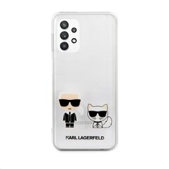 KLHCA32CKTR Karl Lagerfeld PC/TPU Karl & Choupette Case for Samsung Galaxy A32 5G Transparent цена и информация | Чехлы для телефонов | hansapost.ee