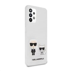 KLHCA32CKTR Karl Lagerfeld PC/TPU Karl & Choupette Case for Samsung Galaxy A32 5G Transparent hind ja info | Telefonide kaitsekaaned ja -ümbrised | hansapost.ee