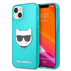 Чехол Original Karl Lagerfeld Glitter Shoupette Fluo для iPhone 13 Mini, голубой цена и информация | Karl Lagerfeld Мобильные телефоны, Фото и Видео | hansapost.ee