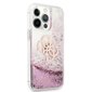 GUHCP13LLG4GPI Guess TPU Big 4G Liquid Glitter Pink Case for iPhone 13 Pro Transparent hind ja info | Telefonide kaitsekaaned ja -ümbrised | hansapost.ee