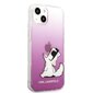 KLHCP13SCFNRCPI Karl Lagerfeld PC/TPU Choupette Eat Case for iPhone 13 mini Pink цена и информация | Telefonide kaitsekaaned ja -ümbrised | hansapost.ee