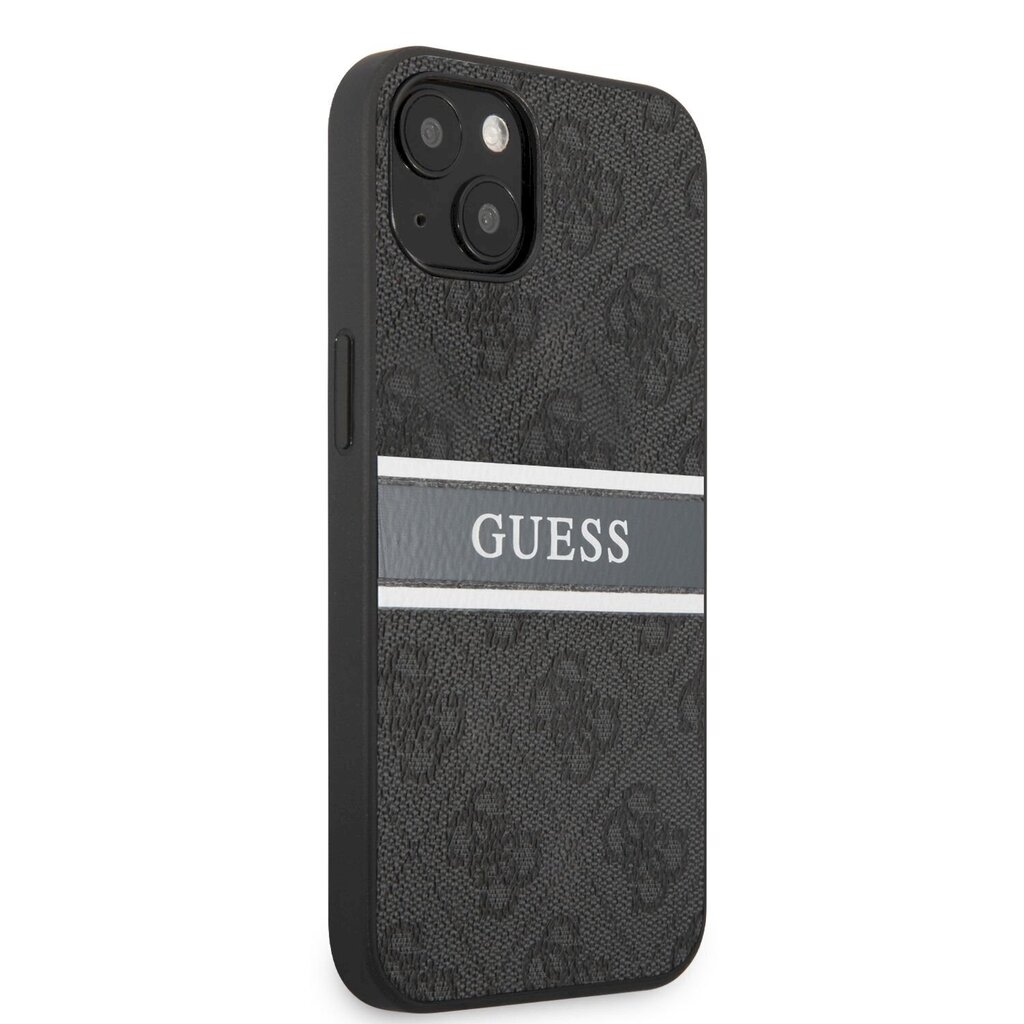 Чехол для телефона GUHCP13S4GDGR Guess PU 4G Printed Stripe Case for iPhone  13 Mini Grey цена | hansapost.ee