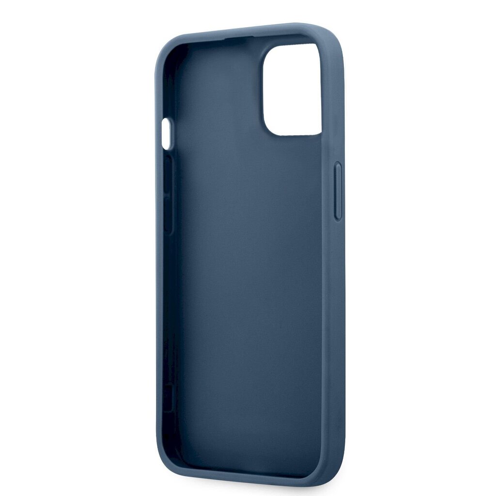 GUHCP13S4GDBL Guess PU 4G Printed Stripe Case for iPhone 13 Mini Blue цена и информация | Telefonide kaitsekaaned ja -ümbrised | hansapost.ee