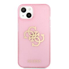 Чехол GUHCP13SPCUGL4GPI Guess TPU Big 4G Full Glitter Case for iPhone 13 Mini Pink цена и информация | Чехлы для телефонов | hansapost.ee