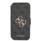 GUBKP13L4GMGGR Guess PU 4G Metal Logo Book Case for iPhone 13 Pro Grey hind ja info | Telefonide kaitsekaaned ja -ümbrised | hansapost.ee