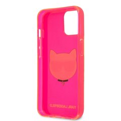 Чехол KLHCP13SCHTRP Karl Lagerfeld TPU Choupette Head Case for iPhone 13 mini Fluo Pink цена и информация | Чехлы для телефонов | hansapost.ee