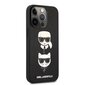 KLHCP13LSAKICKCBK Karl Lagerfeld PU Saffiano Karl and Choupette Heads Case for iPhone 13 Pro Black цена и информация | Telefonide kaitsekaaned ja -ümbrised | hansapost.ee