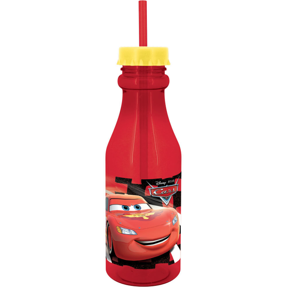 Pudel kõrrega Disney Cars 3, 500 ml hind ja info | Joogipudelid | hansapost.ee