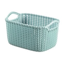 Korv kootud Curver KNIT, 25x17,5x14 cm, sinine hind ja info | Hoiukastid ja korvid | hansapost.ee