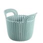 Korv kootud Curver KNIT, 23x19x19 cm, sinine hind ja info | Hoiukastid ja korvid | hansapost.ee