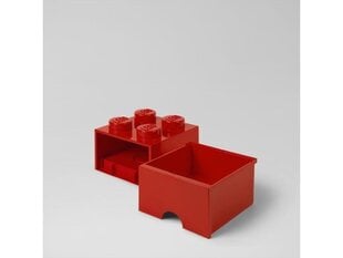 LEGO Hoiusahtel 4 punane hind ja info | Hoiukastid ja korvid | hansapost.ee