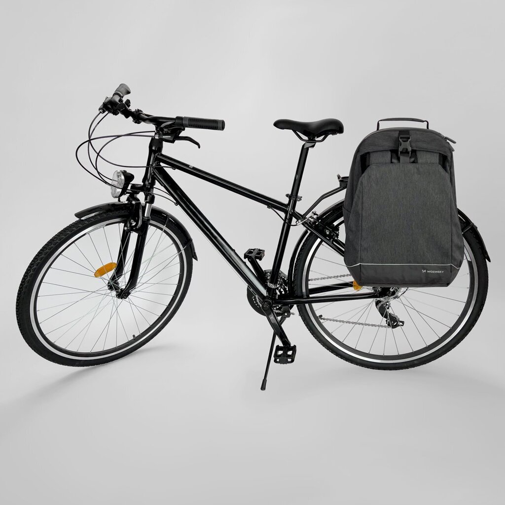 Wozinsky jalgratta pagasiruumi kott seljakott 2in1 40l must (WBB33BK) hind ja info | Õlakotid ja vöökotid meestele | hansapost.ee