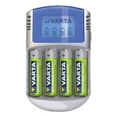 Зарядное устройство LCD с 4 батареями AA 2600 мАч Varta 57070 цена и информация | Зарядные устройства для аккумуляторов | hansapost.ee