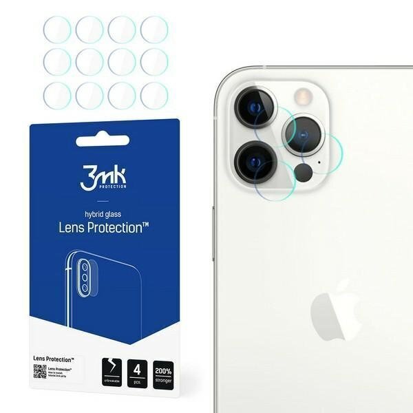 Kaamera kaitseklaas 3MK FlexibleGlass Lens, telefonile Apple iPhone 12 Pro Max hind ja info | Ekraani kaitseklaasid ja kaitsekiled | hansapost.ee
